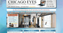 Desktop Screenshot of chicago-eyes.com