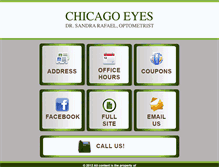 Tablet Screenshot of chicago-eyes.com